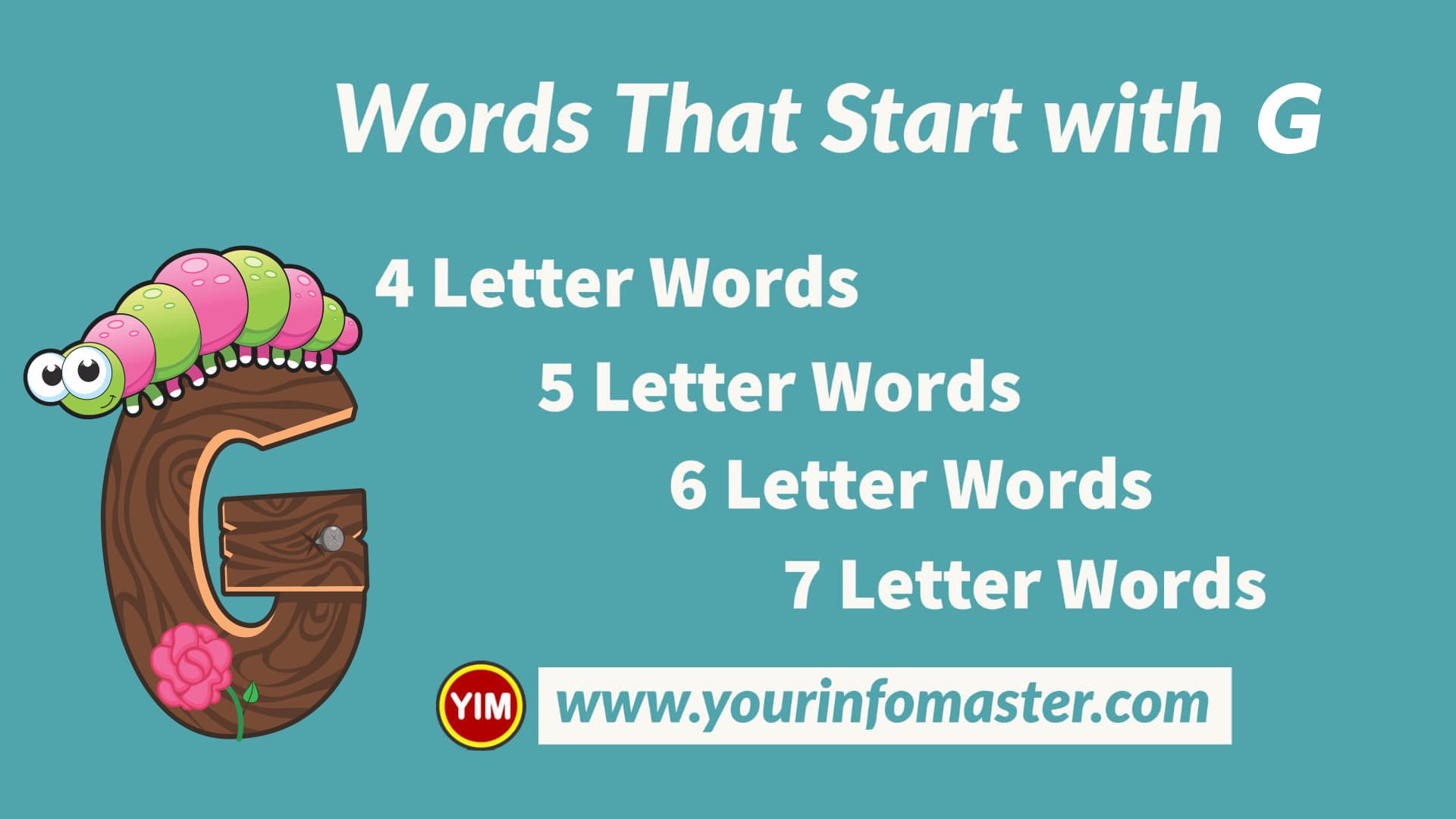 Awesome Cool Words That Start With G Your Info Master