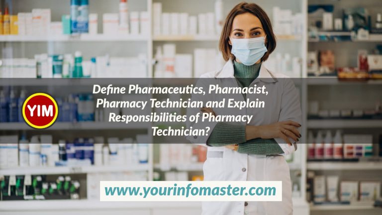 Category - B, Pharmaceutics, Pharmacist, Pharmacy Technician, Responsibilities of Pharmacy Technician