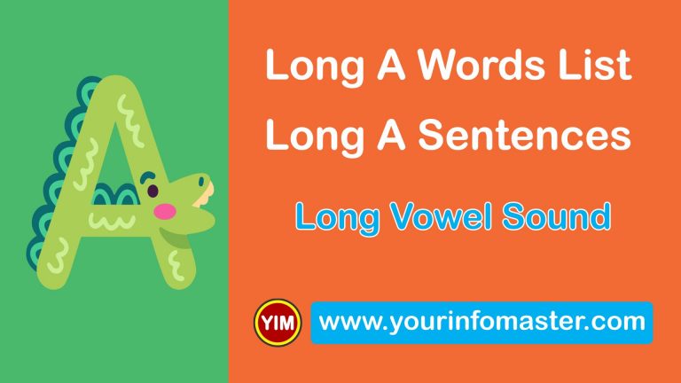 a words, awesome words, cool short words, cool words, Learning Spellings, Long A sound words, Long A words, Long A Words List, Long A Words Worksheets, Long versus Short Vowels, Long Vowel, Long Vowel Examples, Long Vowel Sound, Long Vowel Sounds Examples, Using Long Vowel Sounds, Vowel A Sound, Vowel Pronunciation, What is a Vowel, word of the day for kids
