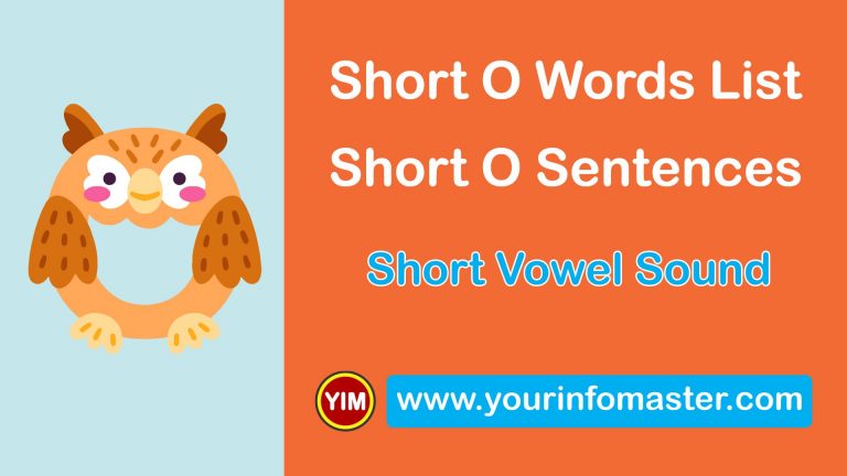 awesome words, cool short words, cool words, Learning Spellings, Long versus Short Vowels, o words, short O sound words, short O words, Short O Words List, Short O Words Worksheets, Short Vowel, Short Vowel Examples, Short Vowel Sound, Short Vowel Sounds Examples, Using Short Vowel Sounds, Vowel O Sound, Vowel Pronunciation, What is a Vowel, word of the day for kids