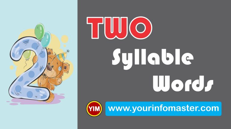 2 syllable, 2 syllable words, awesome words, cool 2 syllable words, cool words, examples of two syllable words, Learning Spellings, Syllable Words Bank, two Syllable Words, two Syllable Words List, two syllable words list pdf, word of the day for kids, Words Bank, words with two syllable, Words Worksheets