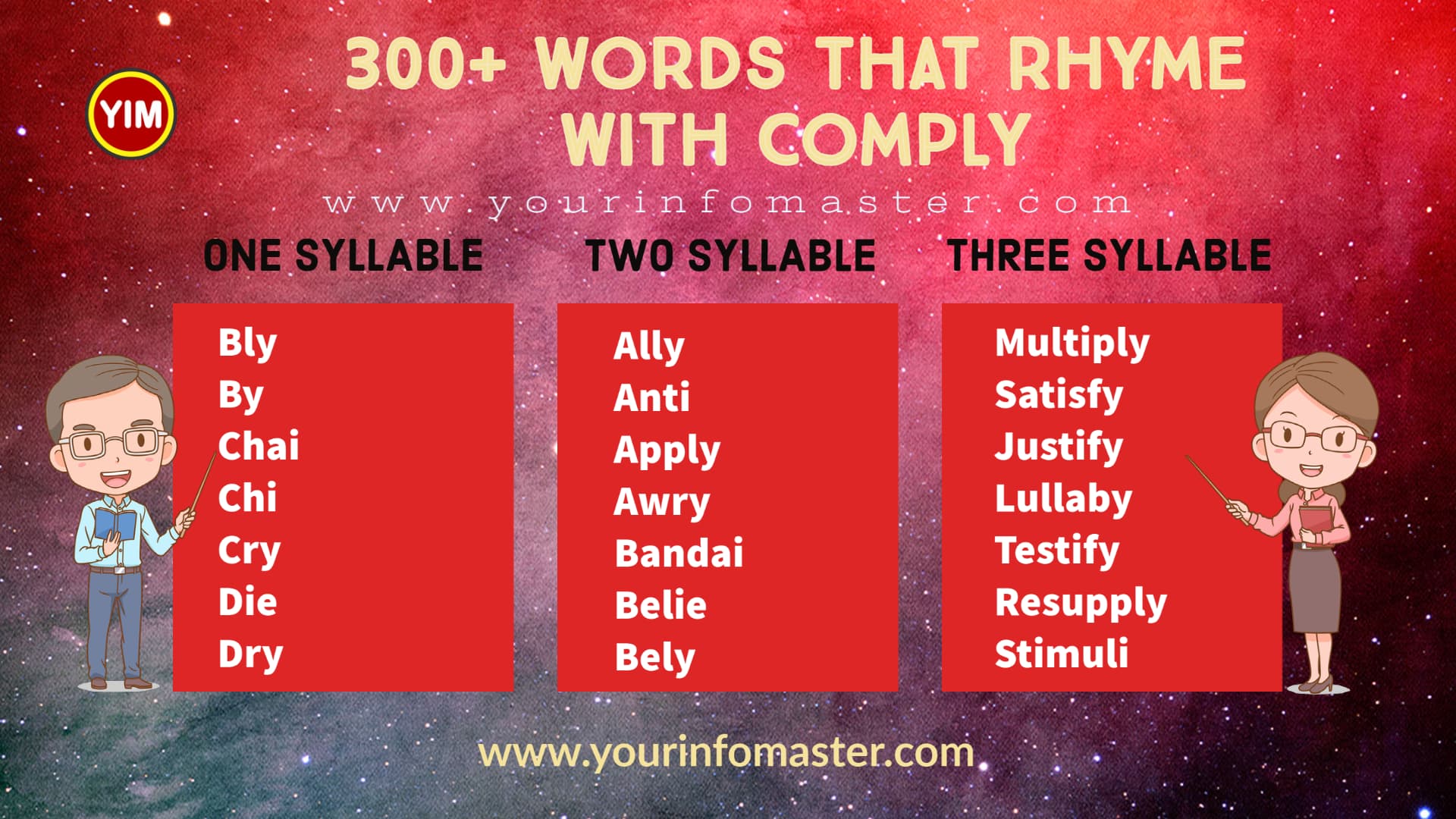 100 rhyming words, 1000 rhyming words, 200+ Interesting Words, 200+ Useful Words, 300 rhyming words list, 50 rhyming words list, 500 rhyming words, all words that rhyme with Comply, Another word for Comply, are rhyming words, Comply rhyme, Comply rhyme examples, Comply Rhyming words, how to teach rhyming words, Interesting Words that Rhyme in English, Printable Infographics, Printable Worksheets, rhymes English words, rhymes with Comply infographics, rhyming pairs, Rhyming Words, rhyming words for Comply, Rhyming Words for Kids, Rhyming Words List, Things that rhyme with Comply, what are rhyming words, what rhymes with Comply, words rhyming with Comply, Words that Rhyme, Words That Rhyme with Comply