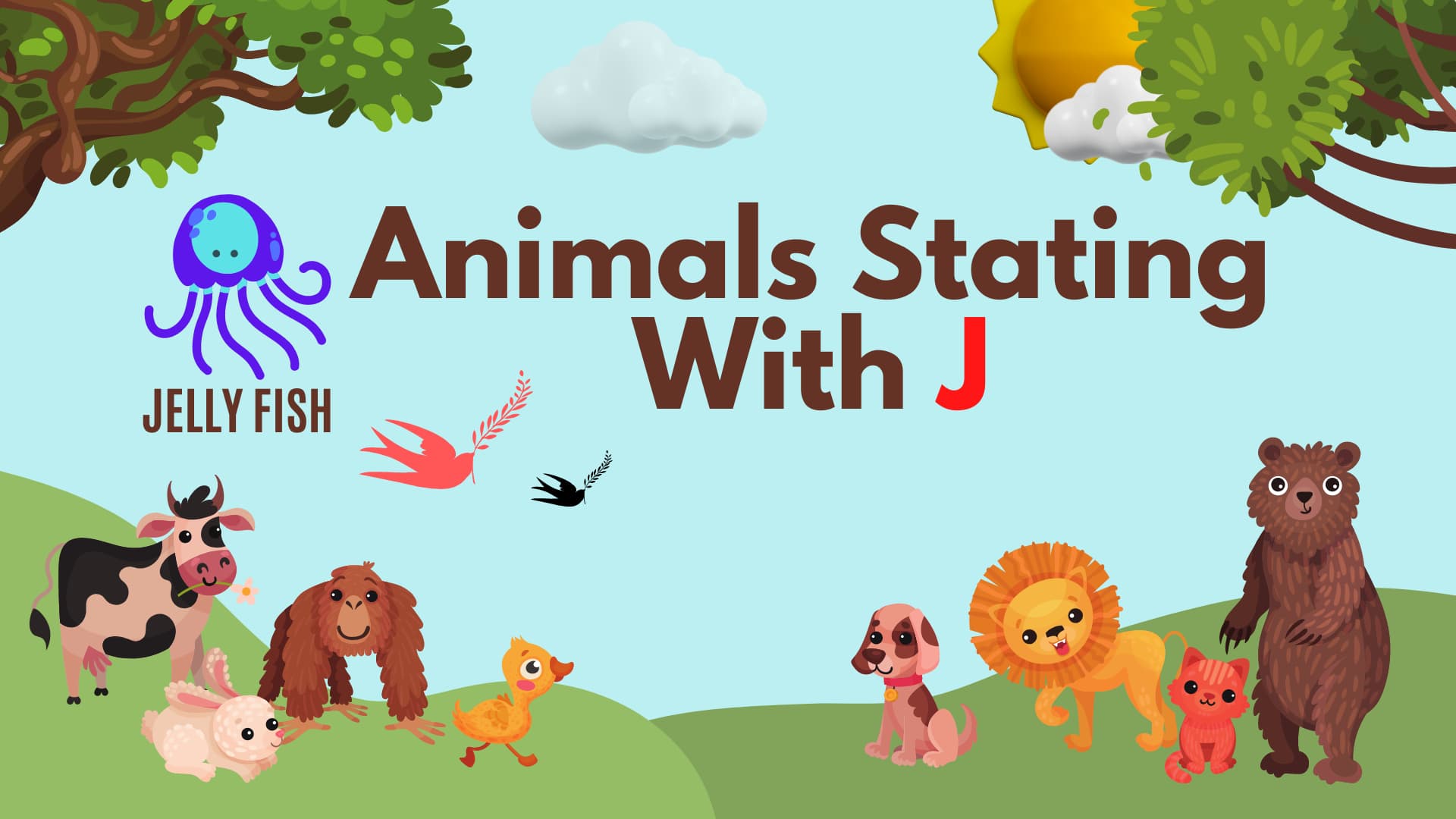 Animals Starting With J (English Vocabulary) - Your Info Master
