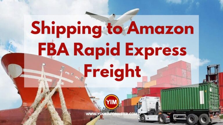 Shipping to Amazon FBA Rapid Express Freight