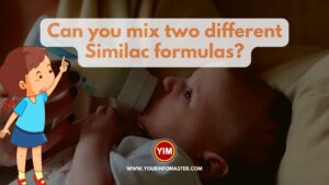 Can you mix two different Similac formulas