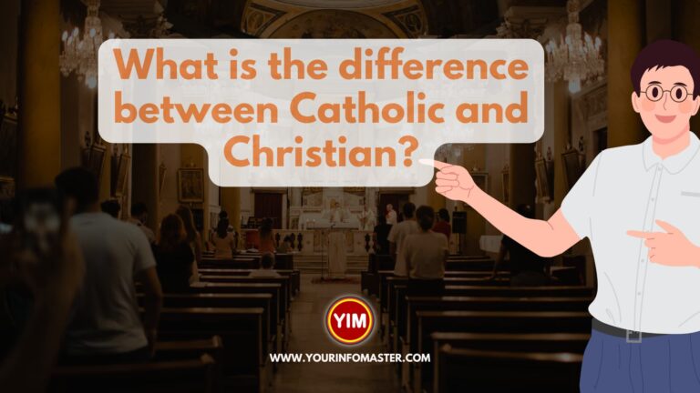 What is the difference between Catholic and Christian