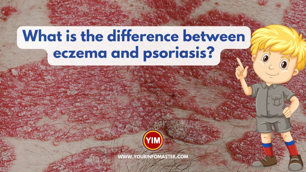 I am going to explain the blog post "What is the difference between Eczema and Psoriasis?"