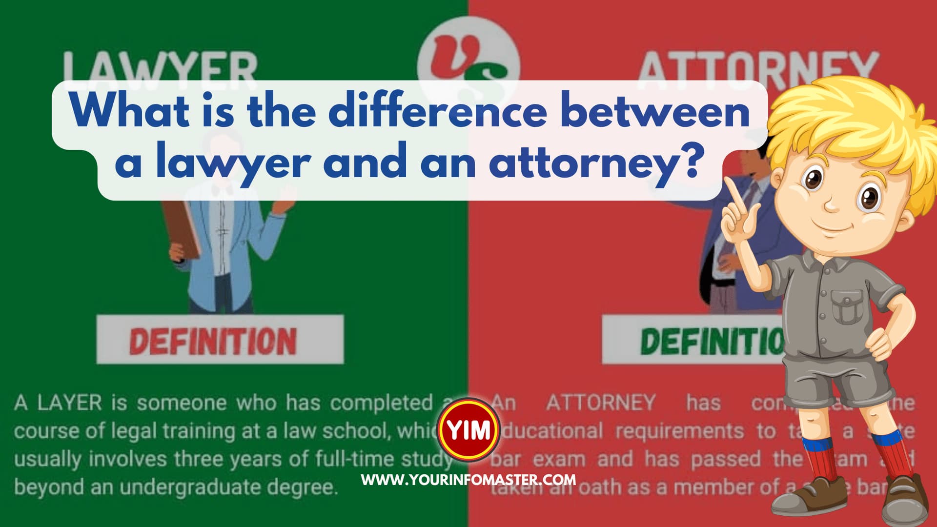 What is the difference between a lawyer and an attorney