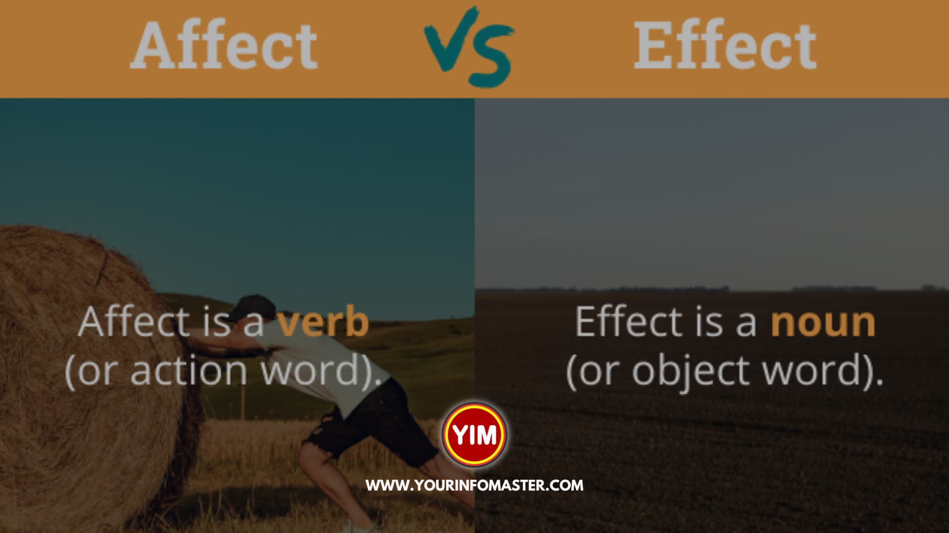 What is the difference between affect and effect?