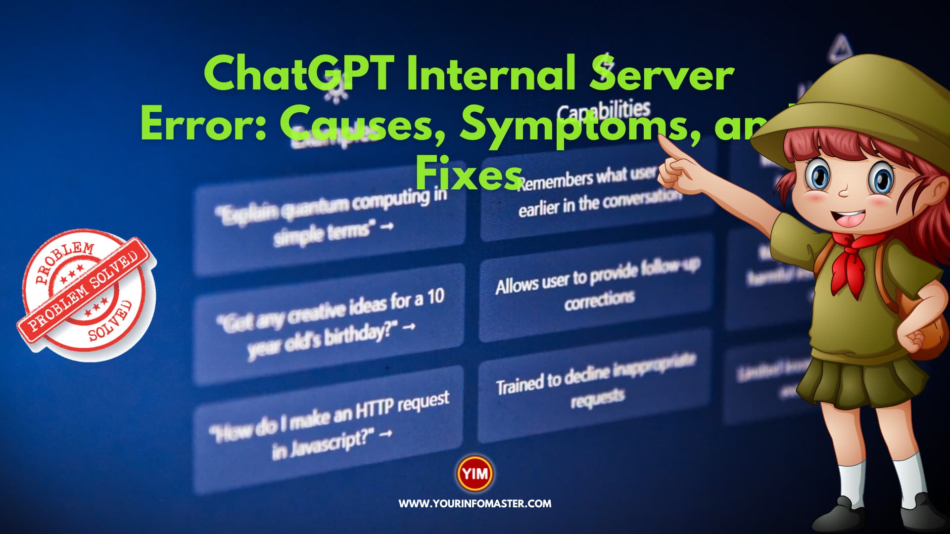 ChatGPT Internal Server Error