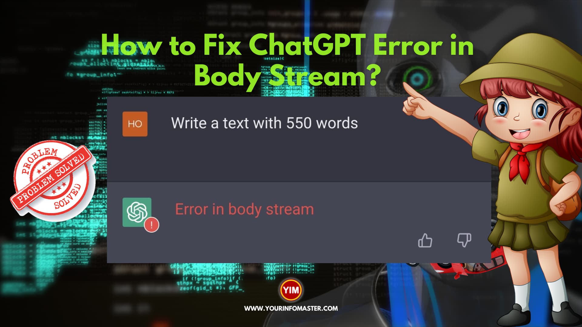 How to Fix ChatGPT Error in Body Stream