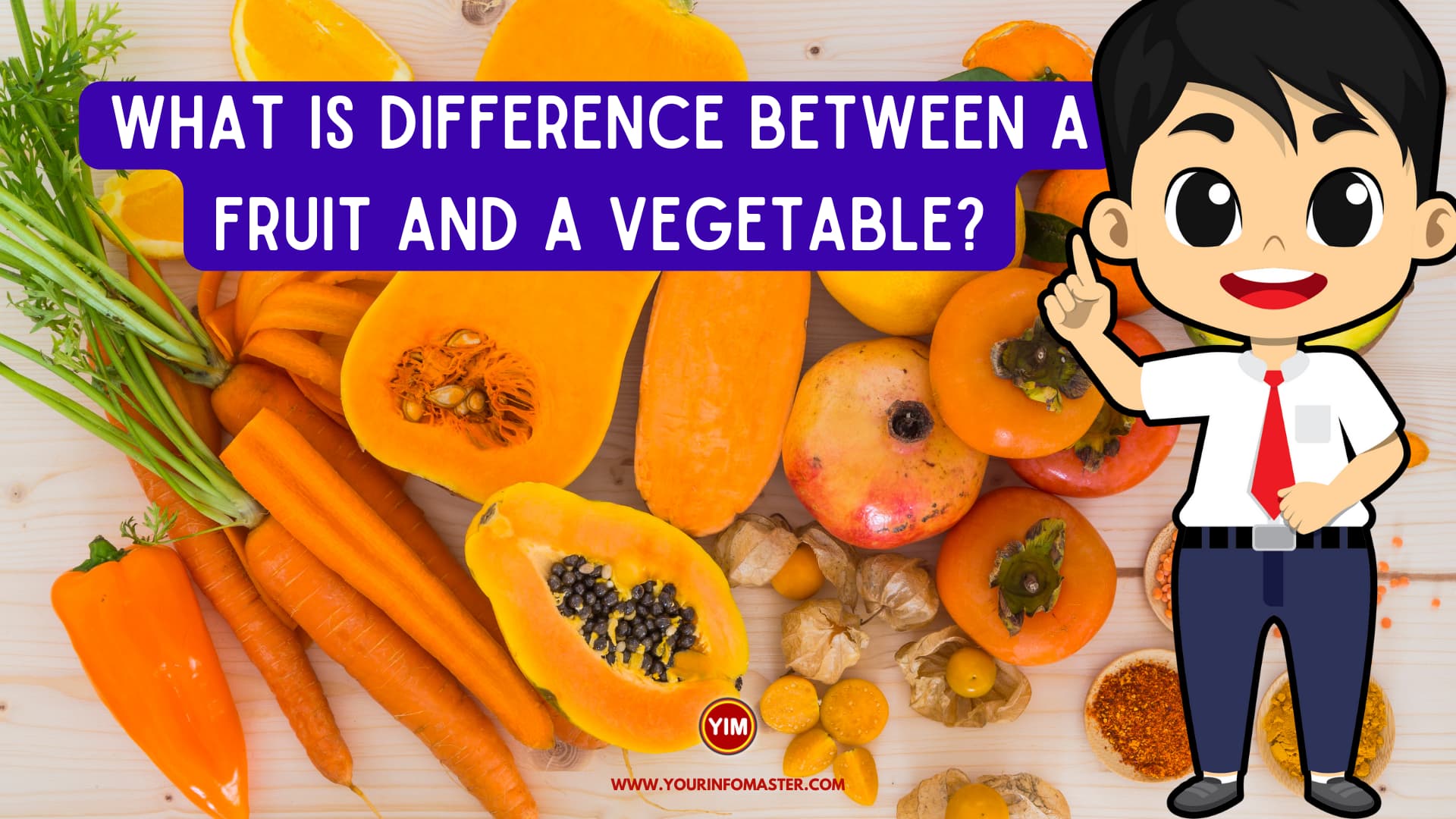 What is difference between a fruit and a vegetable