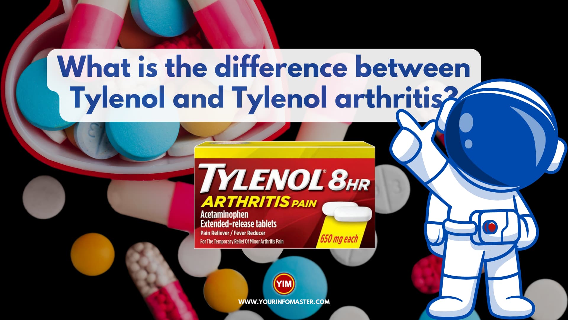 What is the difference between Tylenol and Tylenol arthritis
