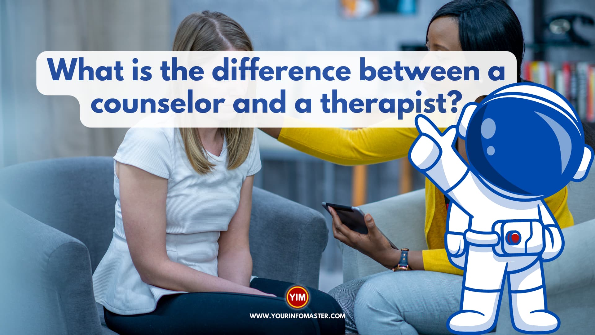 What is the difference between a counselor and a therapist