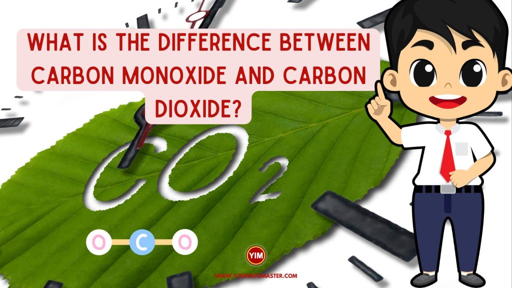 What is the difference between carbon monoxide and carbon dioxide