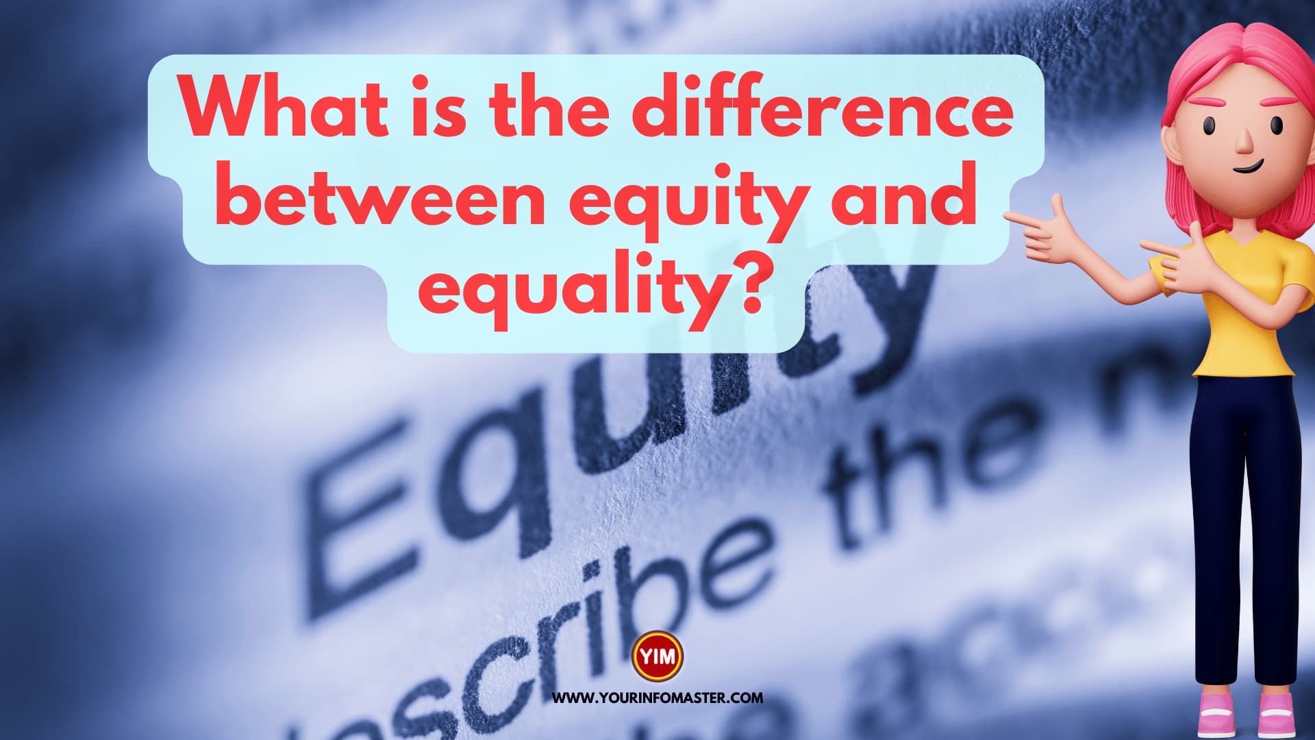 What is the difference between equity and equality