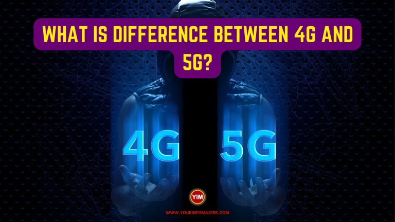 What is difference between 4G and 5G