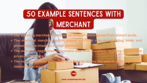 50 Sentences with Merchant