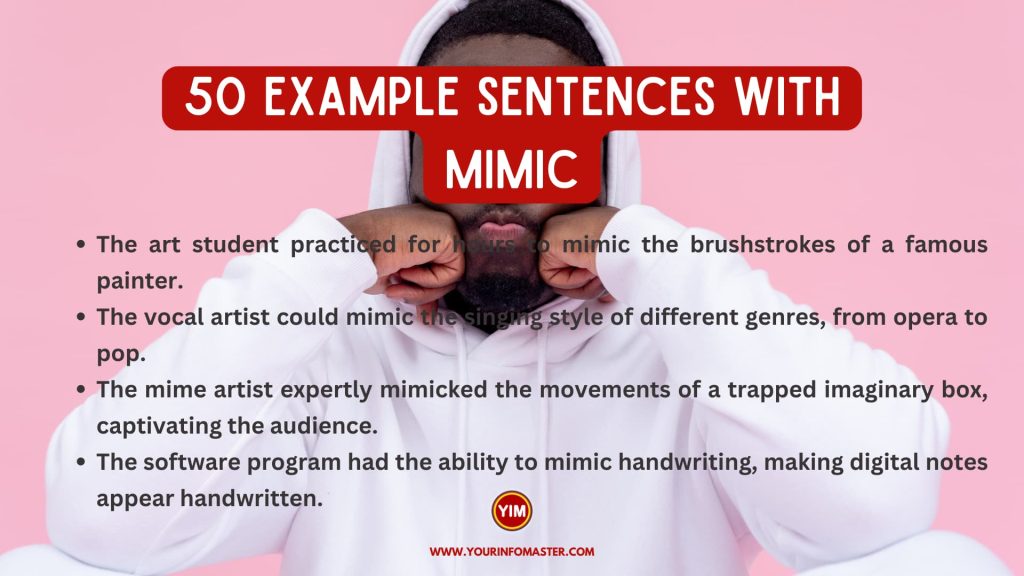 50 Sentences with Mimic