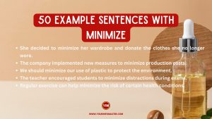 50 Sentences with Minimize