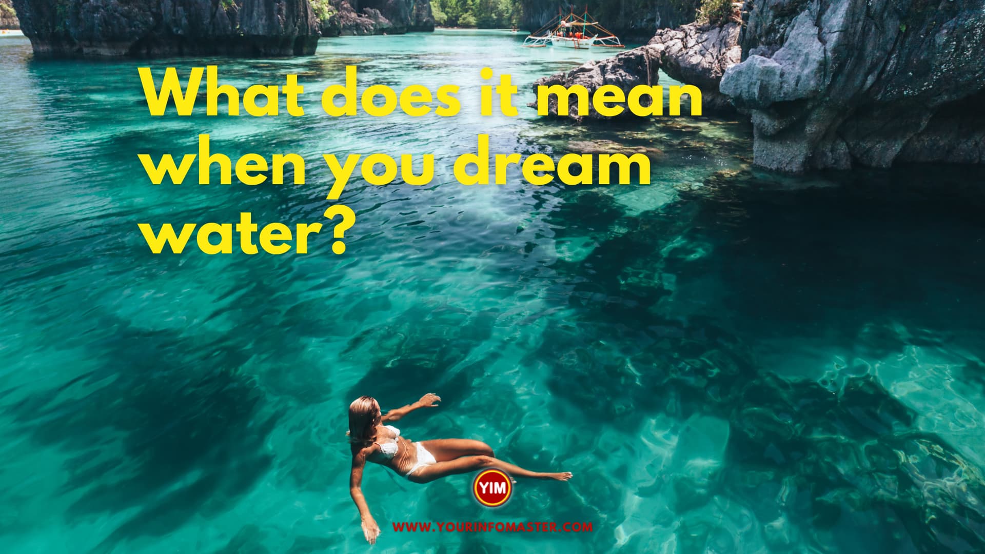 What does it mean when you dream water