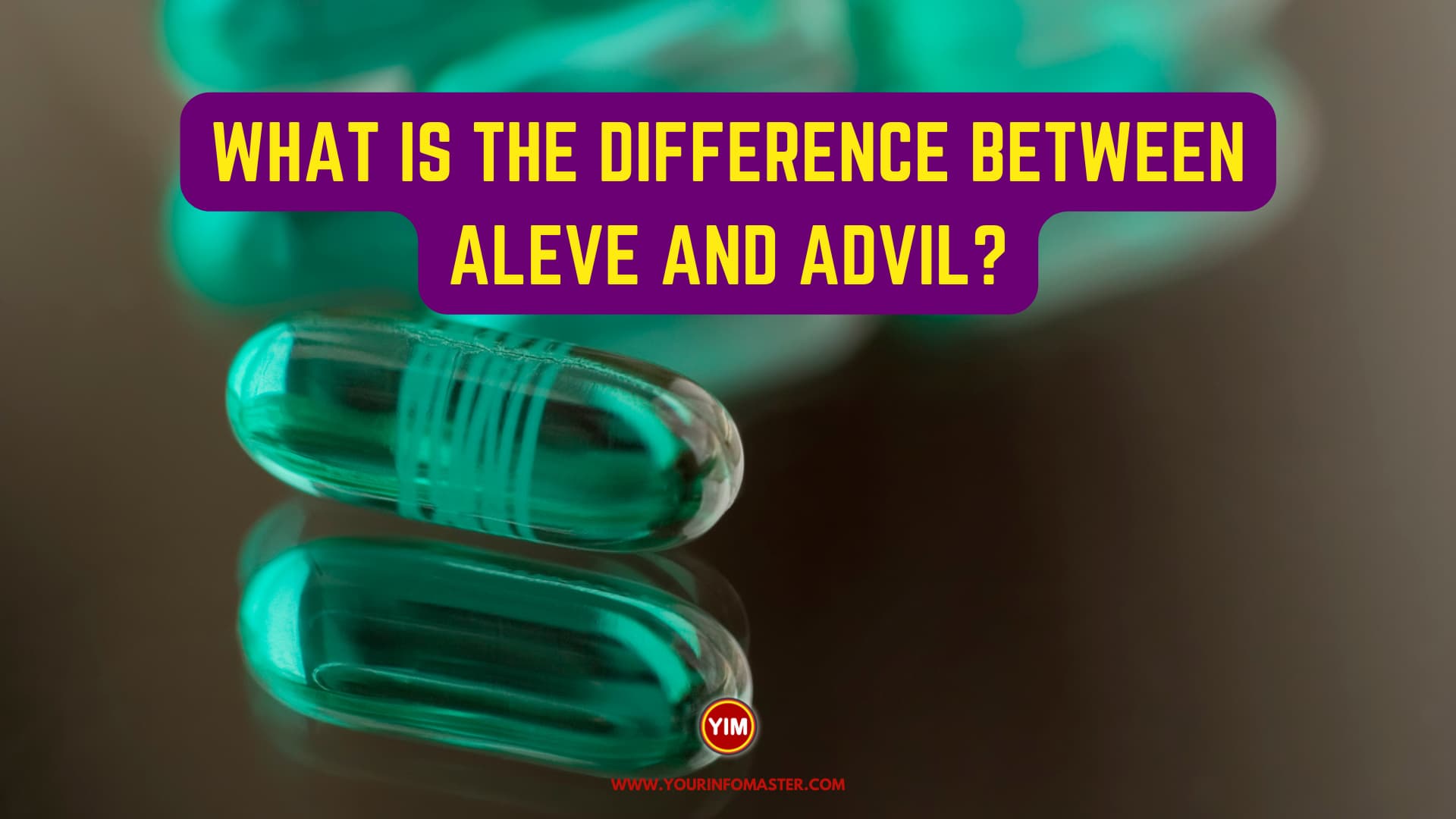 What is the difference between Aleve and Advil