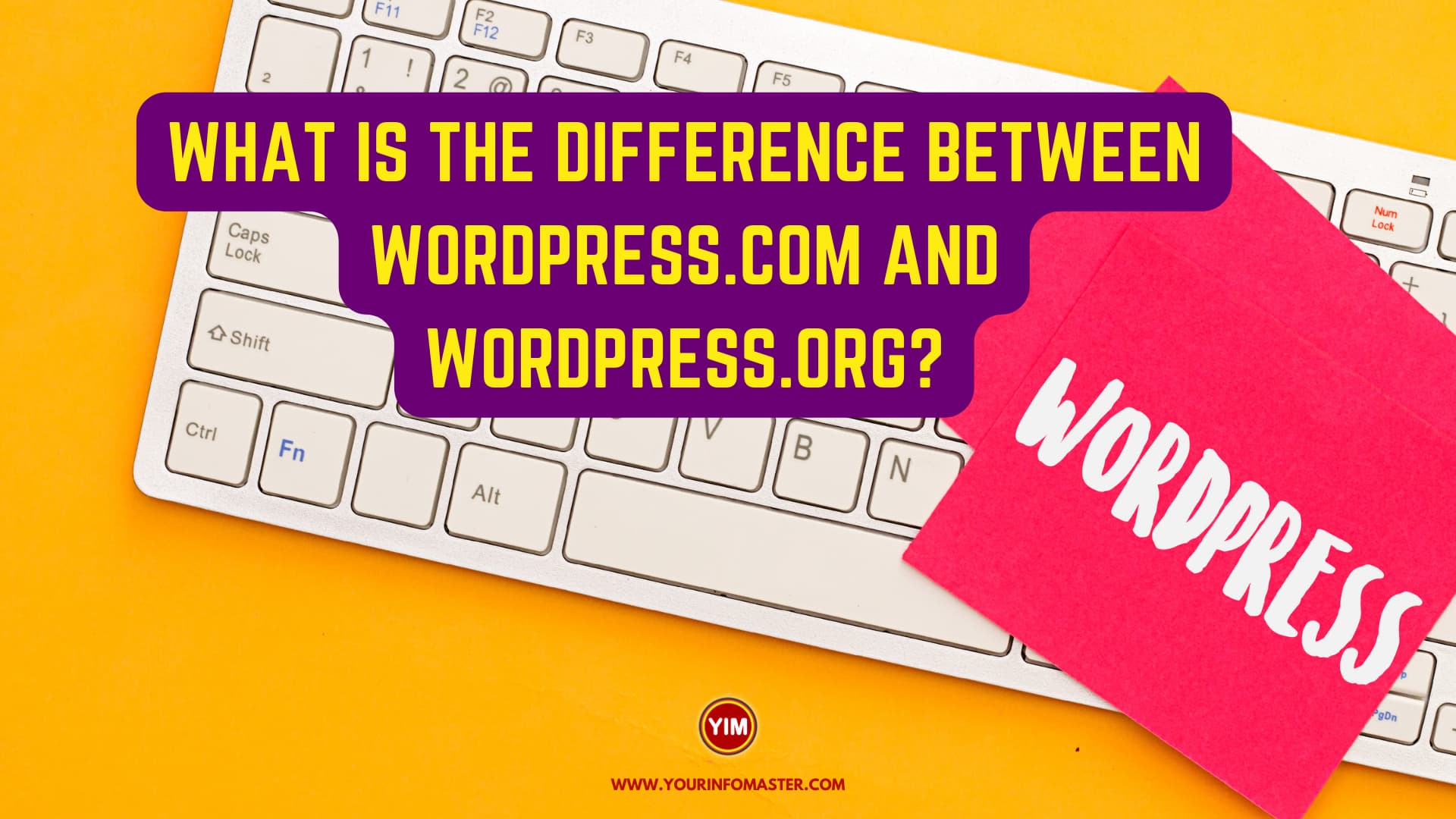 What is the difference between wordpress.com and wordpress.org