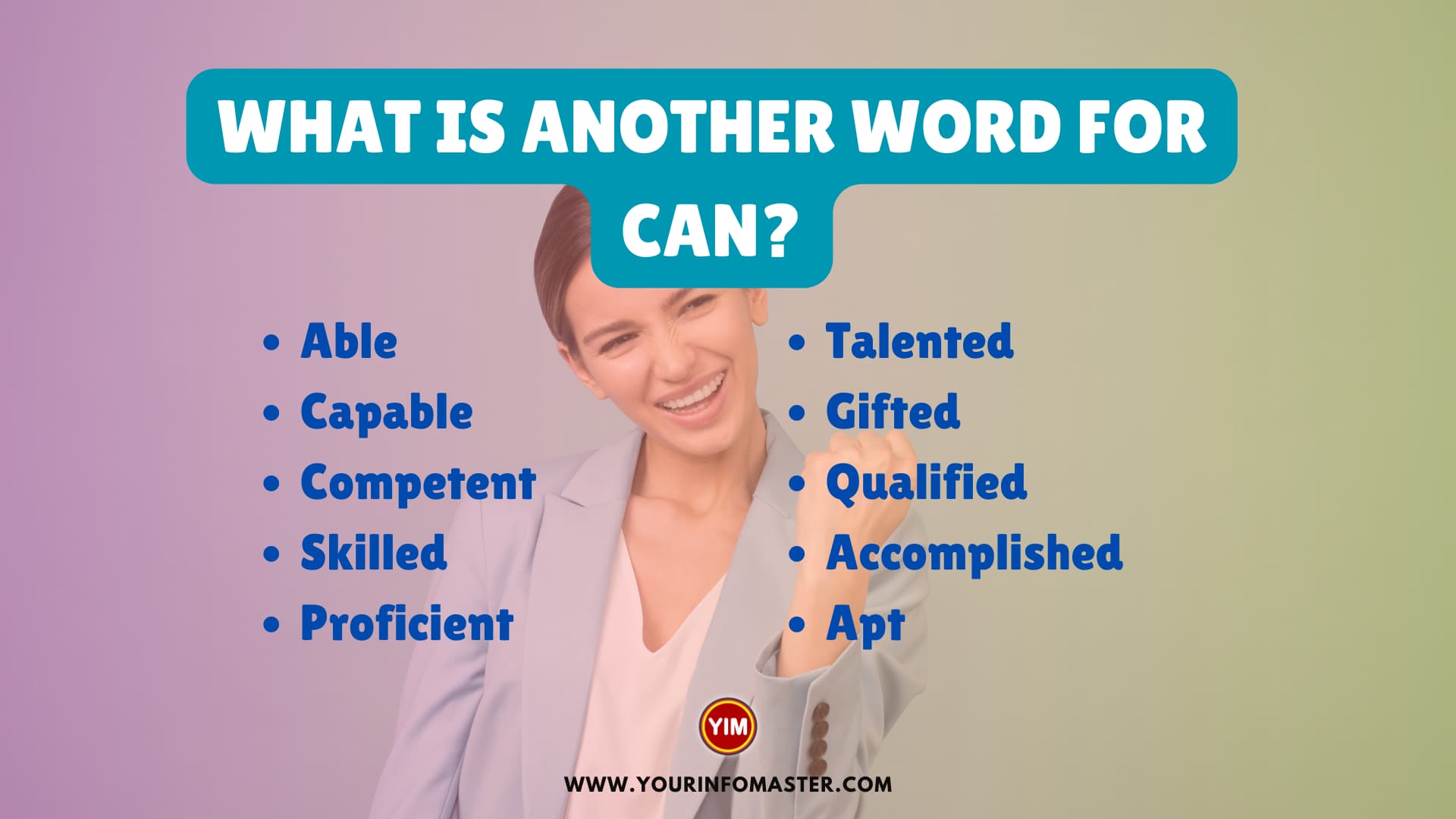 What is another word for Can