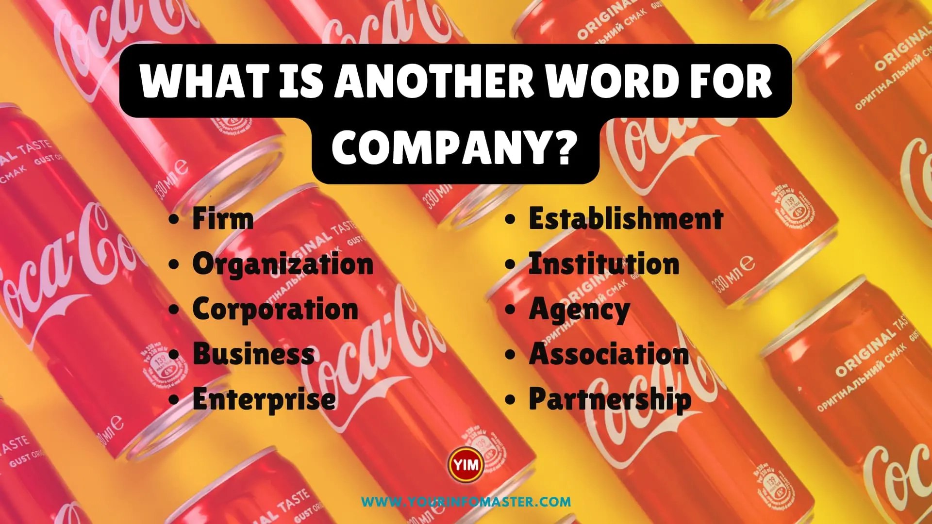 What is another word for Company