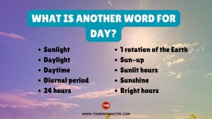 What is another word for Day