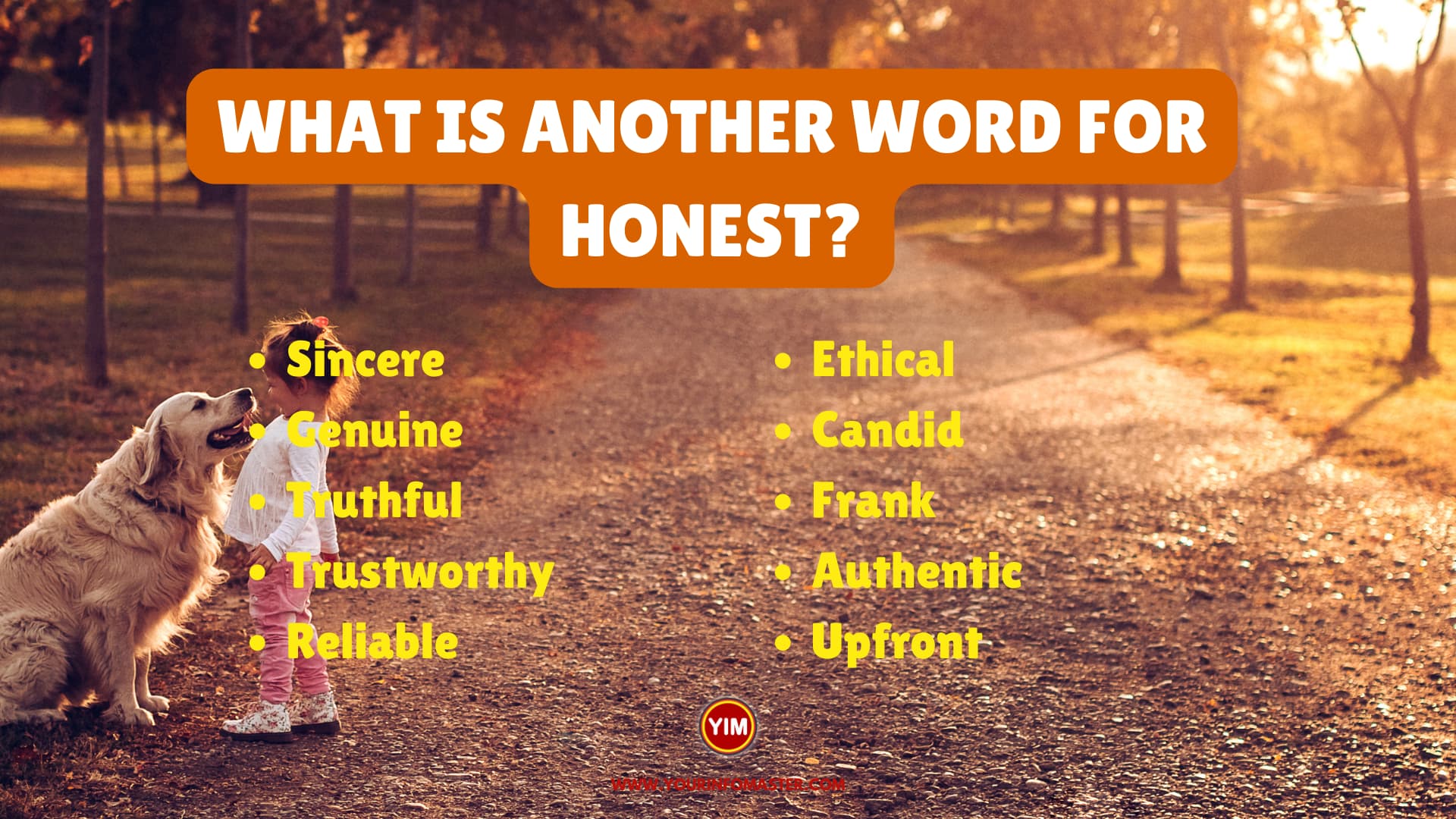 What is another word for Honest
