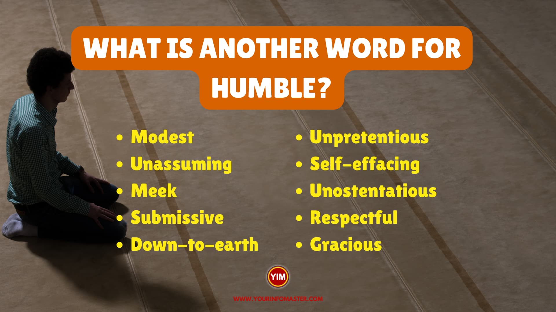 What is another word for Humble