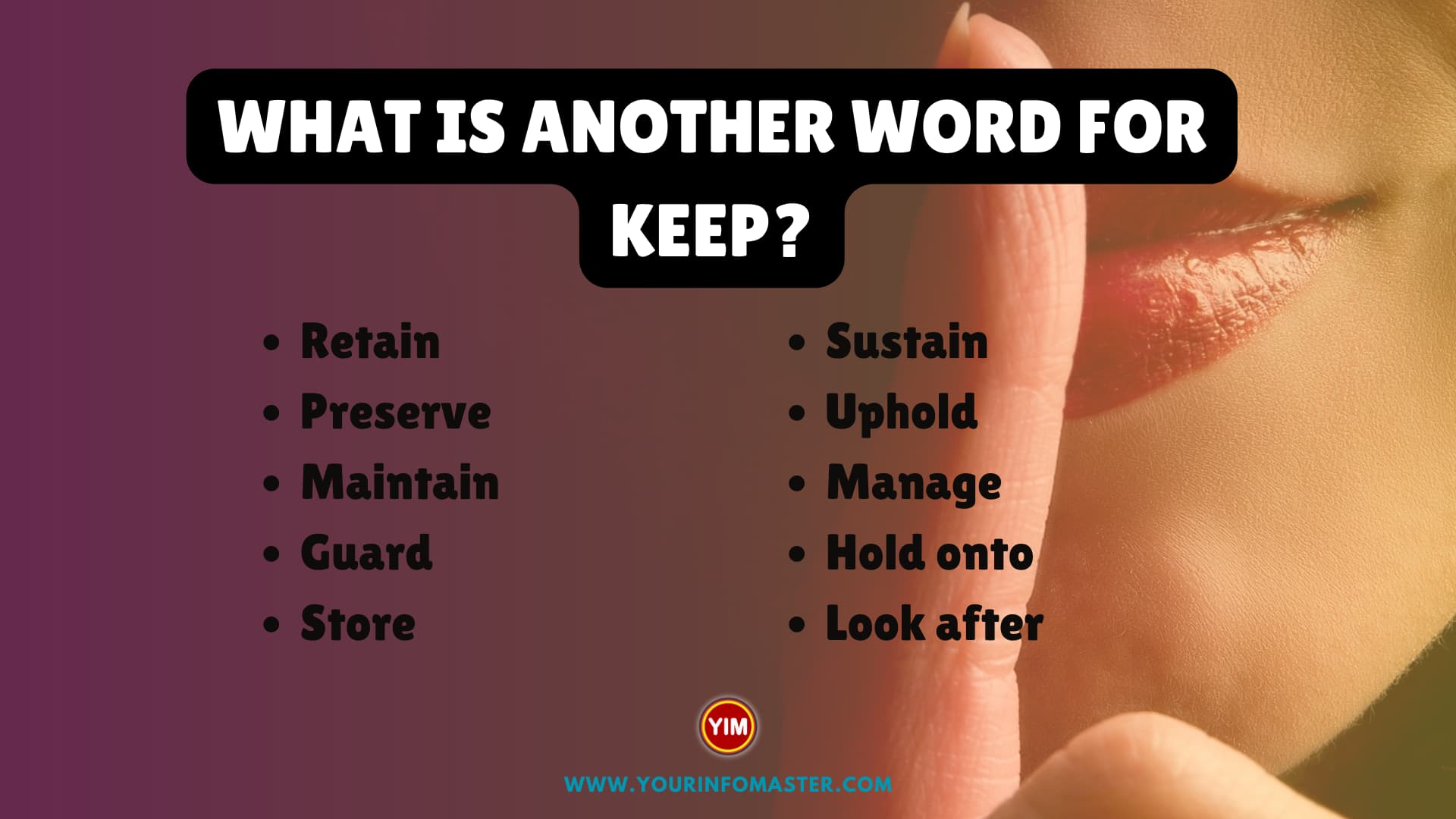 What is another word for Keep