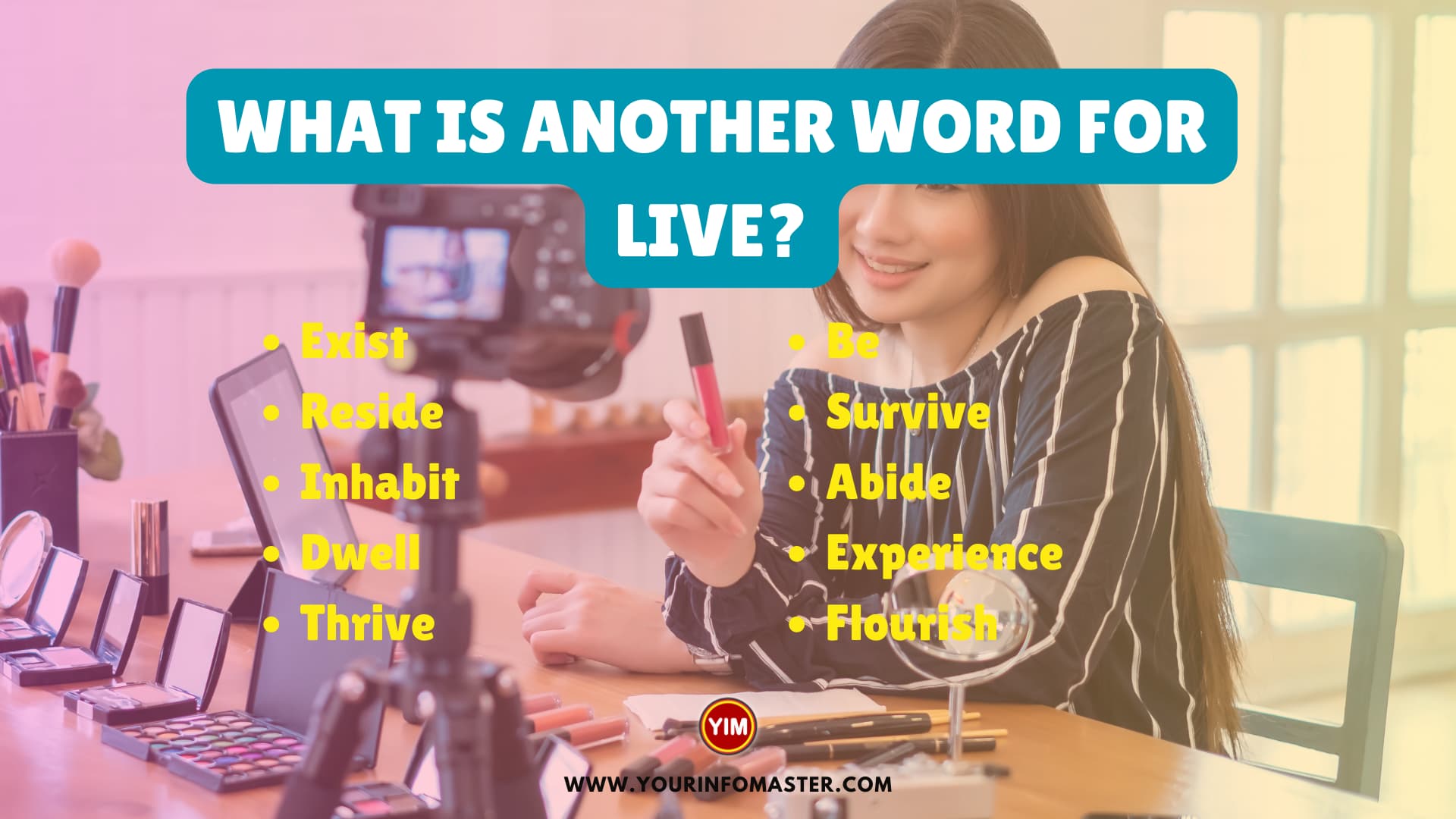 What is another word for Live