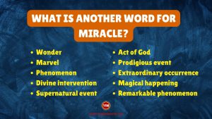 What is another word for Miracle