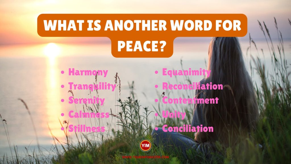 What is another word for Peace