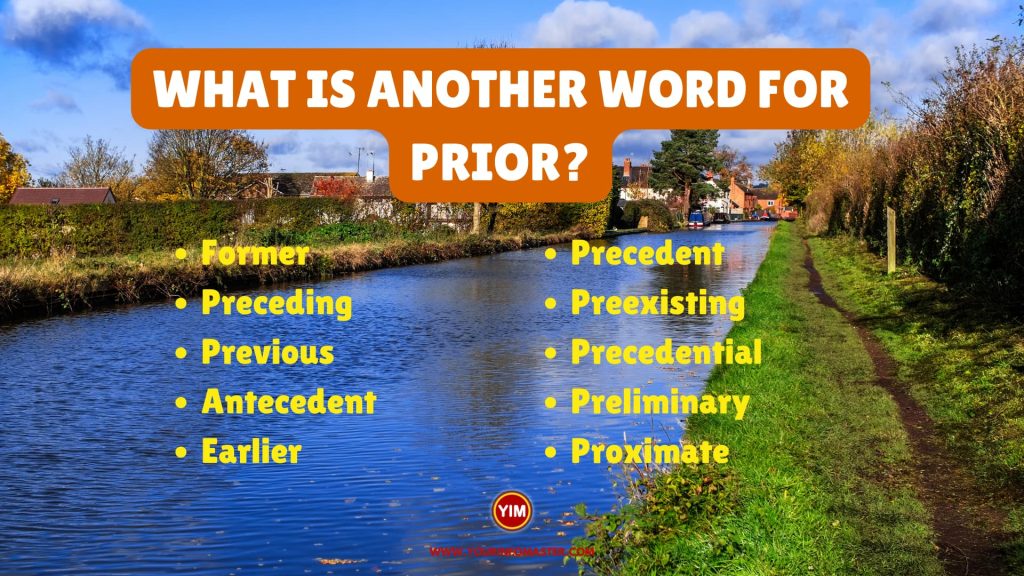 What is another word for Prior