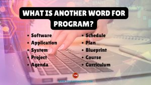 What is another word for Program