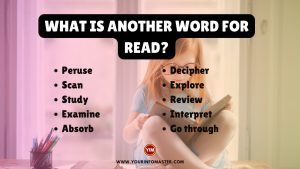 What is another word for Read