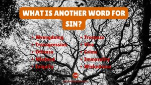What is another word for Sin