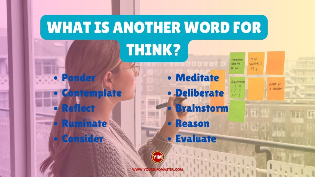 What is another word for Think