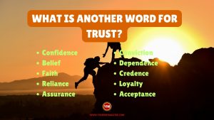 What is another word for Trust