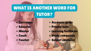 What is another word for Tutor