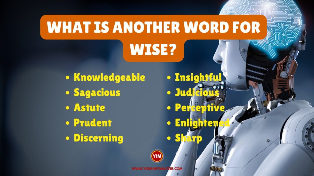 What is another word for Wise