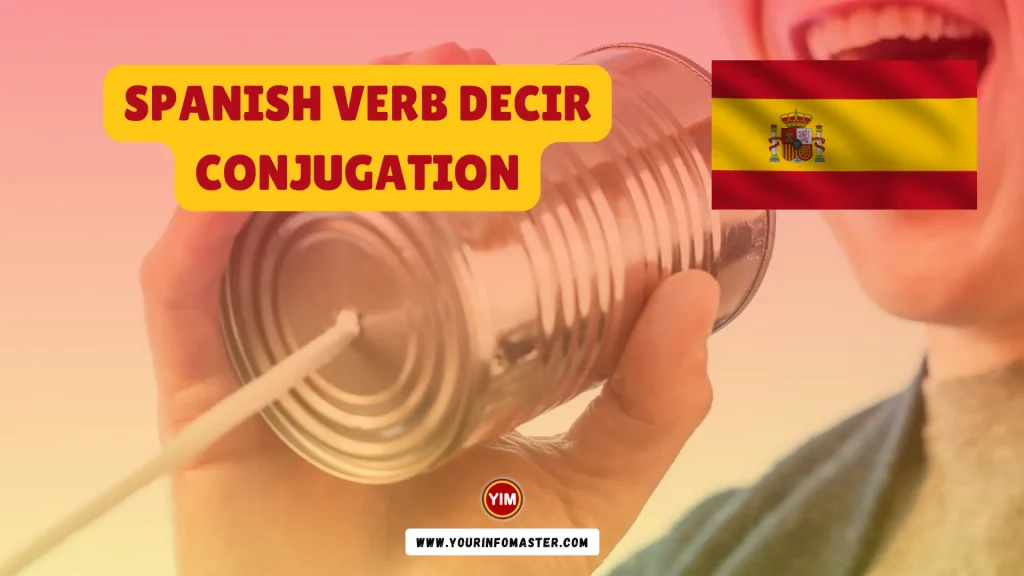 Decir Conjugation