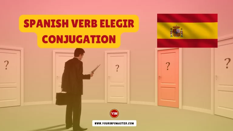 Elegir Conjugation