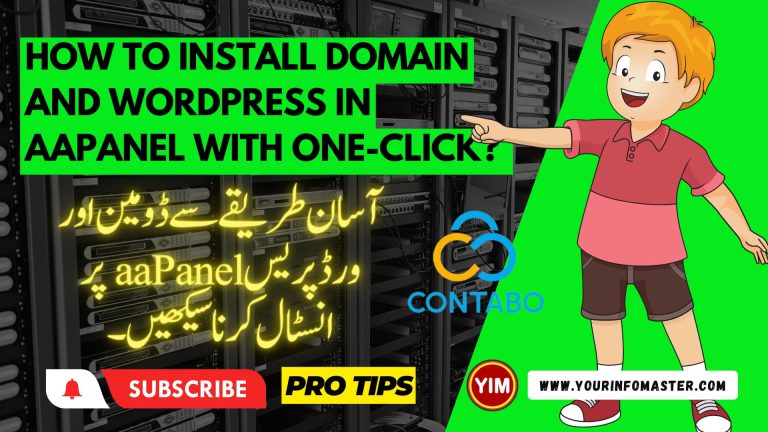 How to install domain and WordPress in aaPanel