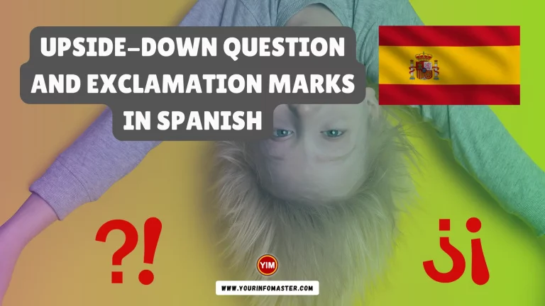 Upside-Down Question and Exclamation Marks in Spanish