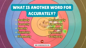 What is another word for Accurately