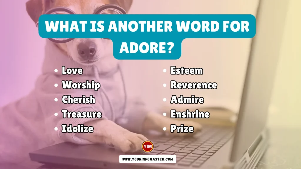 What is another word for Adore
